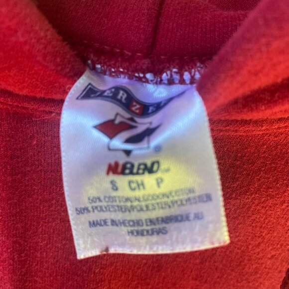 Jeezees Red La Serna High School Track Sweatshirt Size Small - Picture 2 of 7